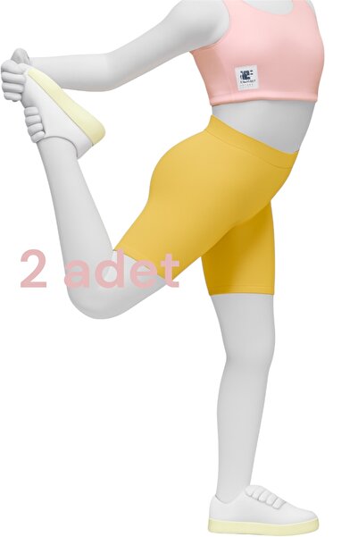 TAMGÜN Kız Çocuk Kısa Tayt Şort – Pamuklu Likralı Spor Voleybol Günlük Etek A...