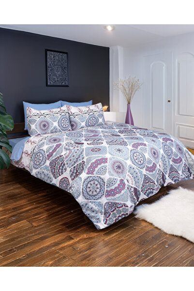 Madame Cotton Lastikli Çarşaflı Nevresim Takımı Çift Kişilik