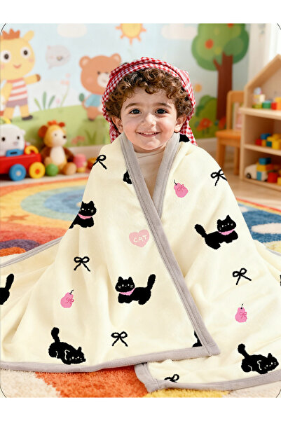 Generic بطانية واحدة للأطفال برسومات كرتونية، ناعمة، مناسبة لمختلف المناسبات،...