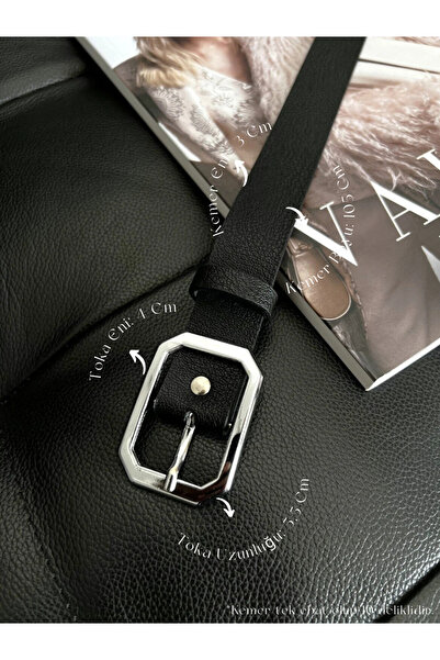 Fiori Köşeli Toka Kadın Kemeri, Pantolon Kemeri, Ceket Kemeri, Elbise Kemeri