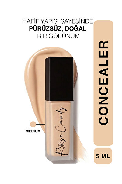 Rose Candy Uzun Süre Kalıcı | Yüksek Kapatıcı Likit Concealer Aydınlatıcı Göz...