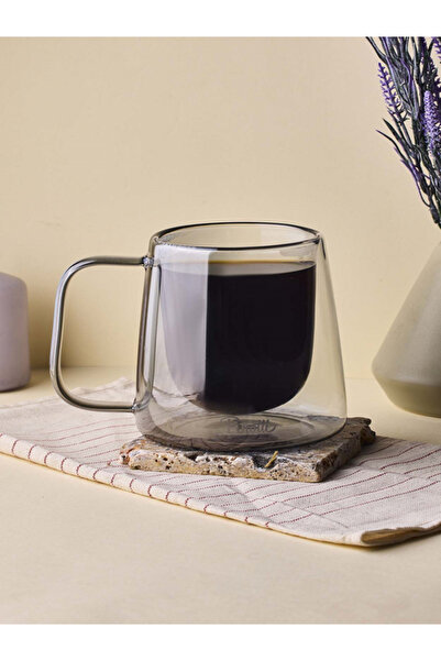 Perotti Cidar Füme Çift Cidarlı Kupa 250 ml