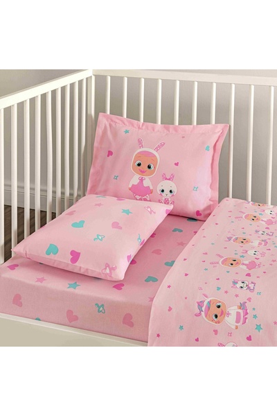 Taç Lisanslı Cry Babies Sweet Baby Pamuk Bebek Nevresim Takımı