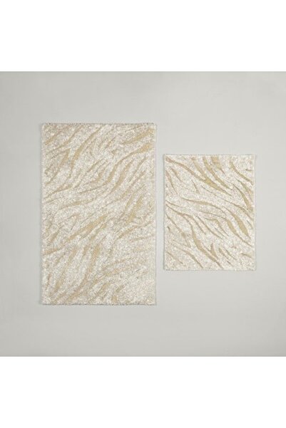 Linens Zetra 2-Piece 60X100 / 50X60 cm Bathroom Mat Set Latte