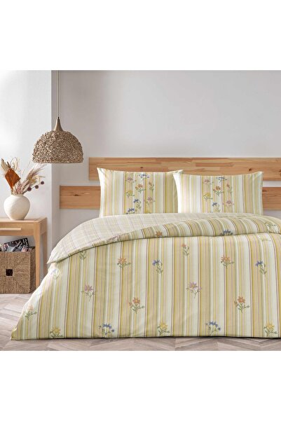 Taç Carlise Ranforce Double Duvet Cover Set Orange