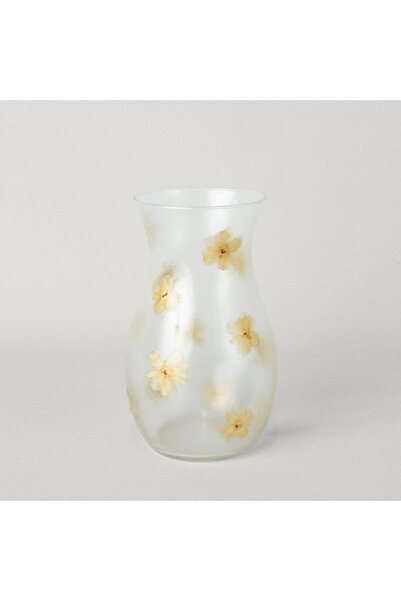 Linens Brise 12x12x20 cm Vazo Sarı