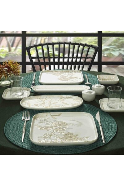 Pierre Cardin Aria Porselen 28 Parça Kahvaltı Takımı