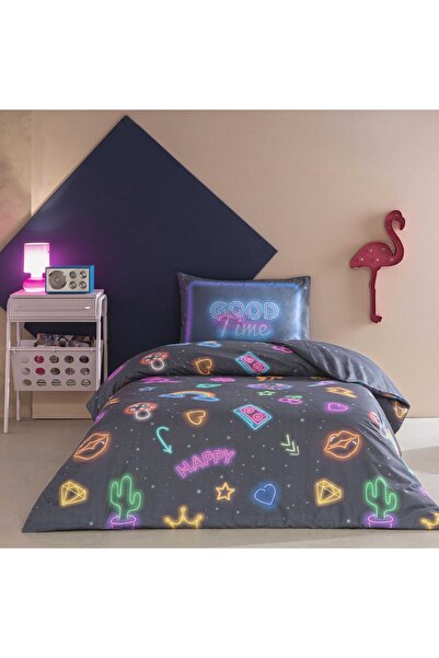 Taç Vibra Ranforce Single Duvet Cover Set Purple