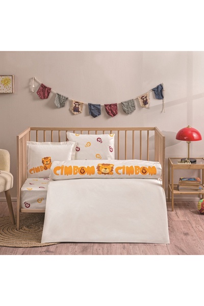 Taç Taç Lisanslı Galatasaray Strip Baby Pamuk Nevresim Takımı