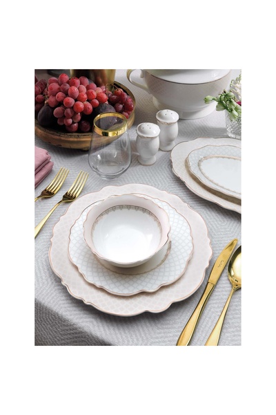 Pierre Cardin Lenora 60 Parça 12 Kişilik Yemek Takımı