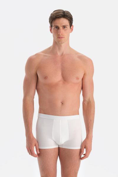Dagi Λευκό μονόχρωμο Micro Modal Boxer