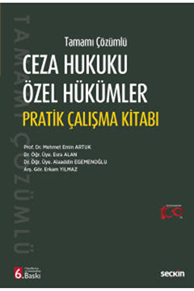 Seçkin Yayıncılık Ceza Hukuku Özel Hükümler Pratik Çalışma Kitabı Prof. Dr. M...