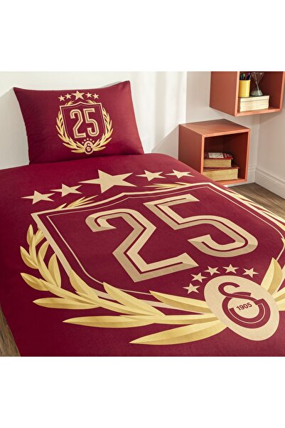 Taç Lisanslı Galatasaray 25.Şampiyonluk Tek Kişilik Nevresim Takımı