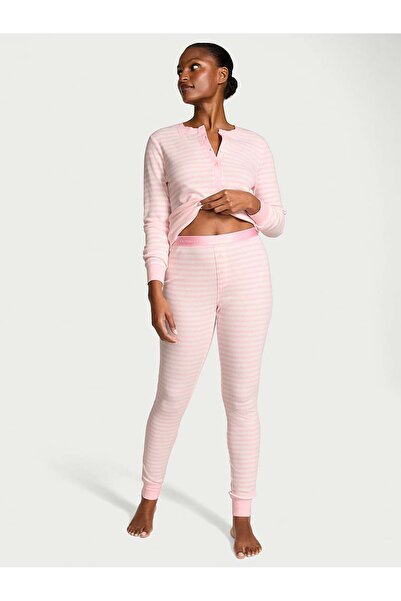 Victoria's Secret Henley Termal Uzun Pijama Takımı