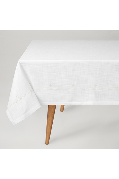 Linens Dove 150X300 cm Tablecloth Off-White
