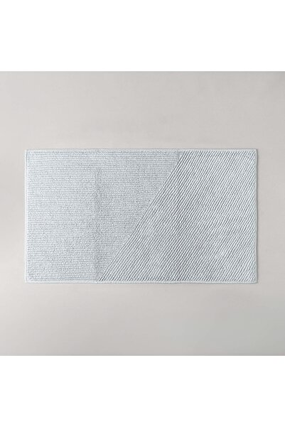 Linens سجادة حمام فيفيا من الخيزران مقاس 70×120 سم باللون الرمادي