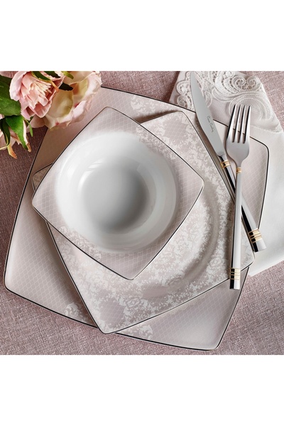 Pierre Cardin Almira 60 Parça 12 Kişilik Yemek Takımı