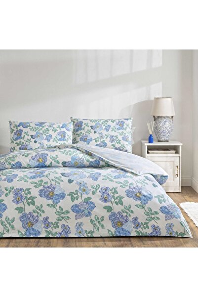Taç Blue Single Ranforce Crown Ardena Duvet Cover Set