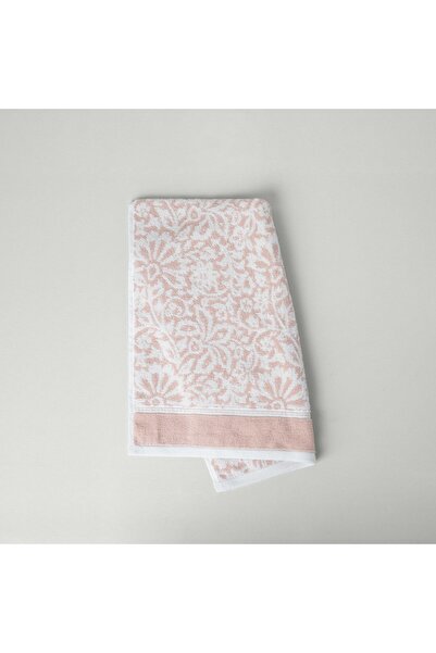 Linens منشفة وجه ليورا قطنية مقاس 50×85 سم باللون الوردي