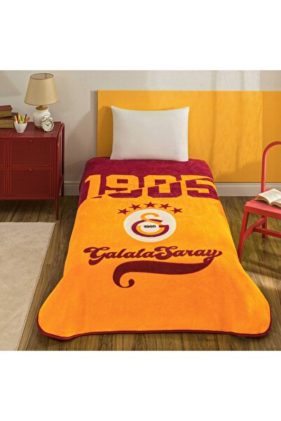 Taç Lisanslı Galatasaray Şampiyon 25 Tek Kişilik Battaniye