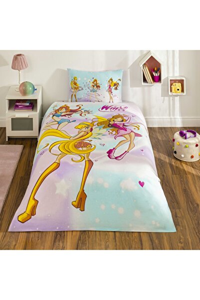 Taç Taç Licensed Winx Magic Single Cotton Duvet Cover Set