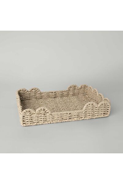 Linens Straw 32x21x6 cm Tepsi Natural