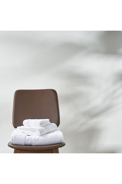 Linens Bumbac Premium 85x150 cm Prosop de baie Alb