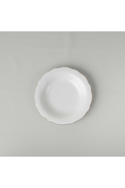 Linens Elegant Porselen Çukur Tabak 23 cm Gold