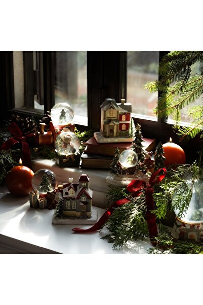 Linens Vintage House Ledli Dekor Gri