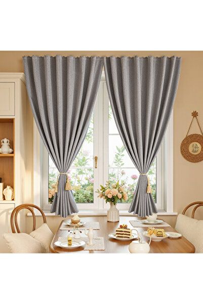 Generic One sheet of linen-textured self-adhesive blind, 100% blackout, suita...