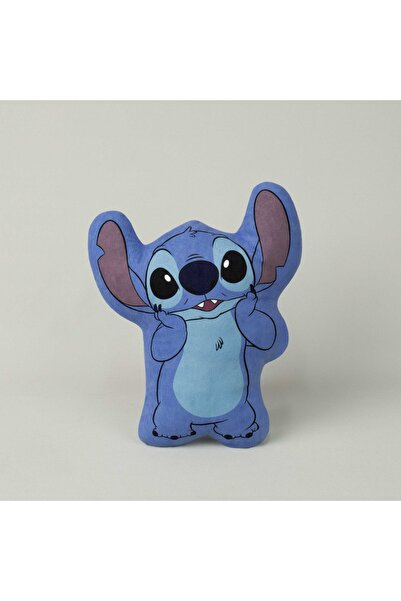 Taç Lisanslı Disney Stitch Smile Polyester Şekilli Kırlent