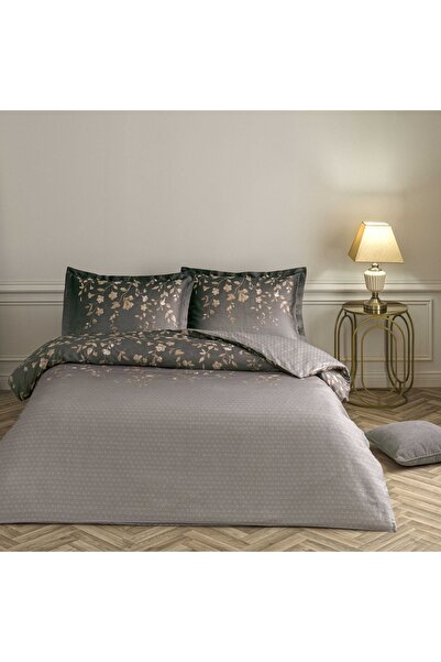 Taç Set de lenjerie de pat dublu Elaris din satin Vizon