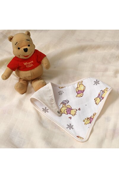 Taç Licensed Disney Winnie Cotton 40X20 cm 3-Piece Muslin Bandana