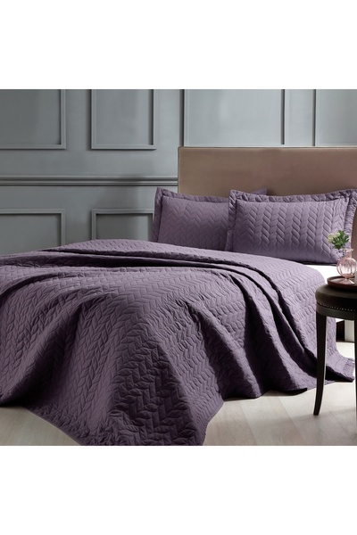 Taç Glory Plum Double Bedspread