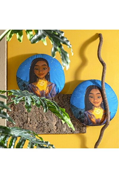 Taç Lisanslı Disney Wish 40x40 Pamuk Kırlent