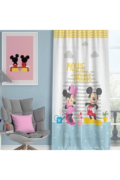 Taç Disney Minnie&Mickey Tekli Fon Çocuk Perde