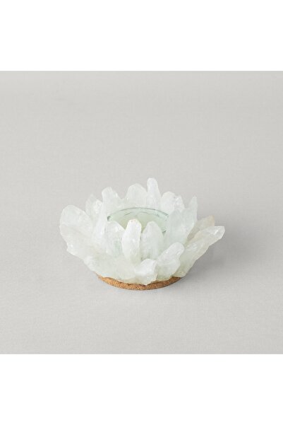 Linens Saut 10x10x5 cm Mumluk Beyaz