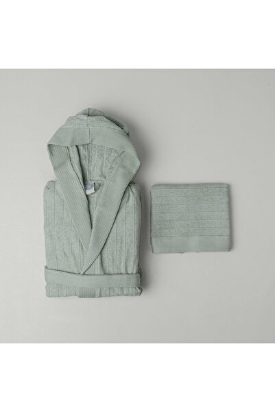 Linens Jolia Pamuk s/m Bornoz Seti Adaçayı