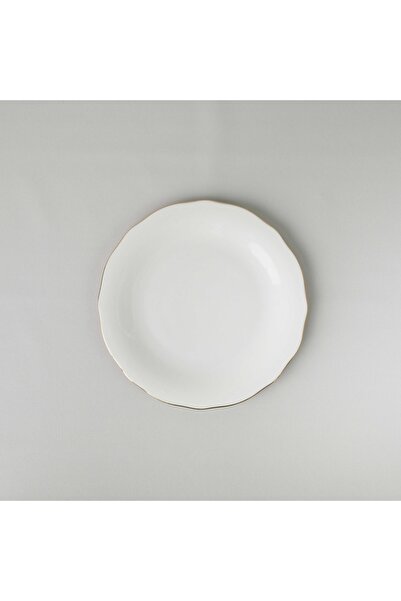 Linens Elegant Porselen Servis Tabağı 27 cm Gold