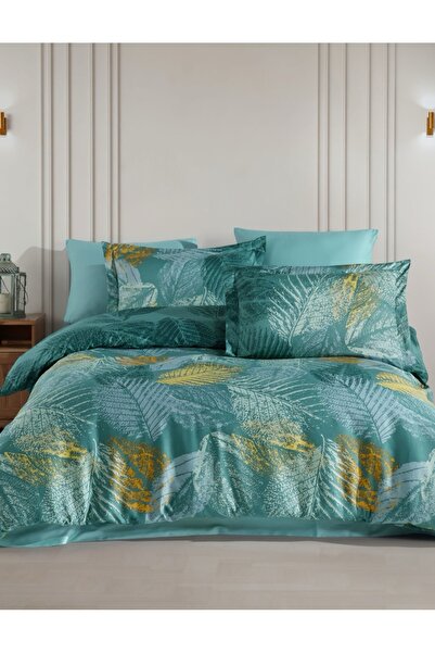 NazeninHome Satin 100% Cotton Single Duvet Cover Set Venera
