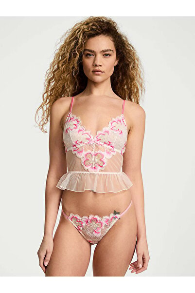 Victoria's Secret İşlemeli Volanlı Büstiyer