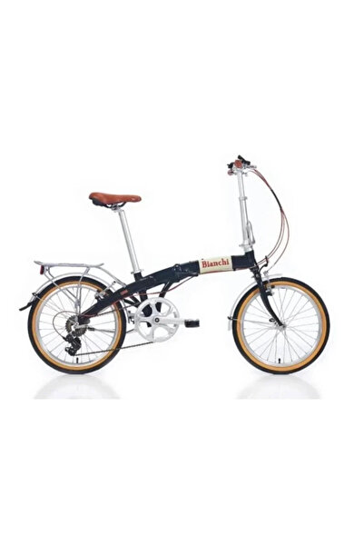 Bianchi Foldıng New Vıntage Katlanır Bisiklet 290h 20 Jant 7 Vites Siyah Glossy