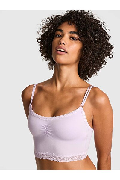 PİNK Pamuklu Hafif Dolgu Destekli Bralet