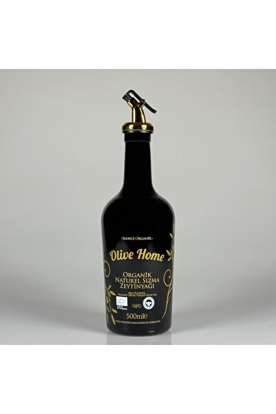 Carino E Bella Olive Home Amber Yağdanlık Cam Şişe 500Ml Zeytinyağı Sıvıyağ Şişesi Yağlık