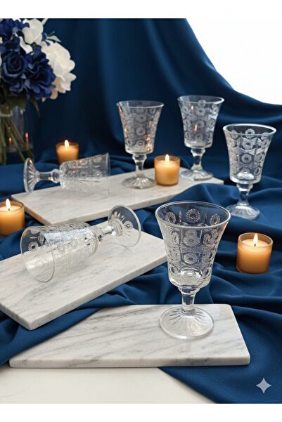 ENAVM ELMAS impero 6 lı 160 ml kadeh kahve yanı bardağı su ve meşrubat bardağı