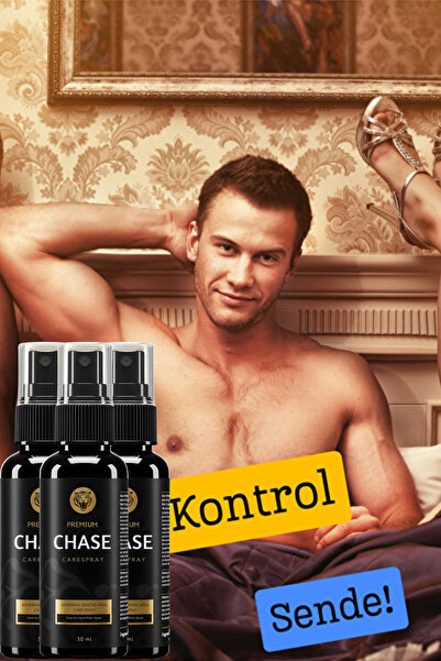 Chase Premium Uzun Süreli Etkili Erkek Bakım Spreyi 30ml - 3 Adet Set