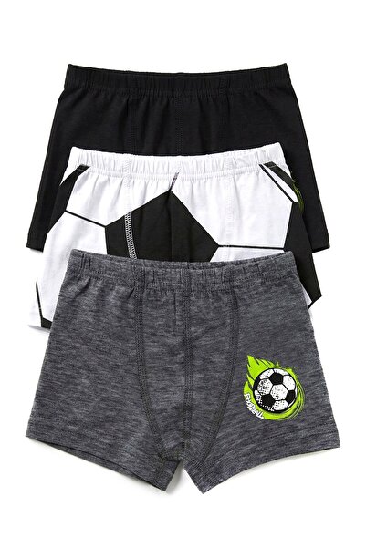 Öts Момчешки боксерки, 3 броя в пакет, с принт (96% памук - 4% еластан)