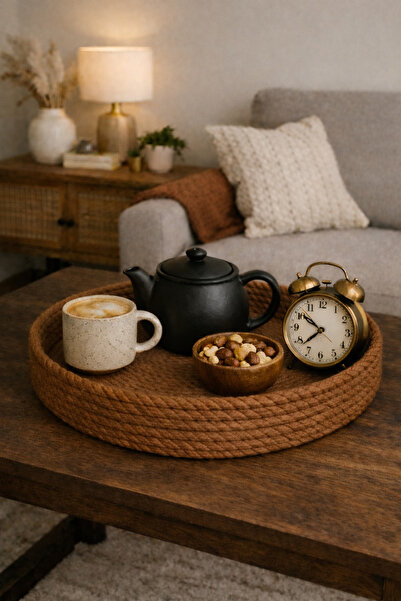 ÖRGÜM منظم ديكور للغرفة مقاس 25 × 6 سم