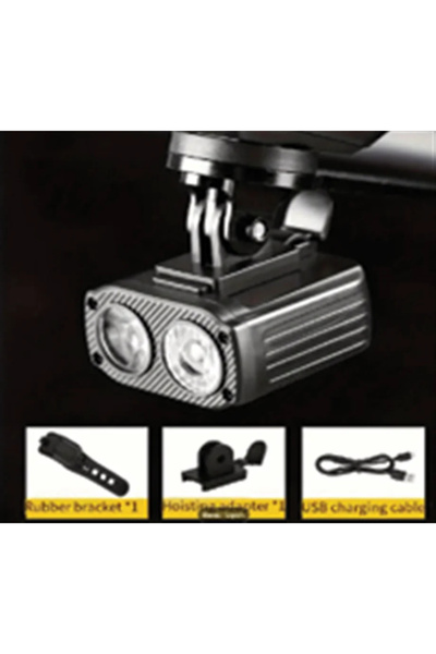 XBYC 6148 BİSİKLET ÖN LED IŞIK SİYAH