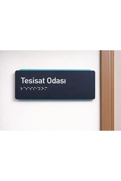 Tabela Lobisi Kapı isimliği - Tesisat Odası - Pleksi - Yönlendirme Tabelası L...